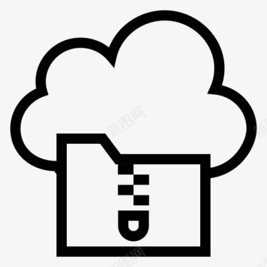 云压缩文件夹计算文档图标图标
