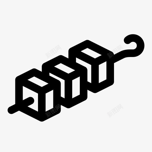 烤肉串烤肉烧烤图标svg_新图网 https://ixintu.com 烤肉 烤肉串 烧烤 纯系列