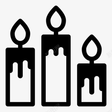 蜡烛复活节一号图标图标