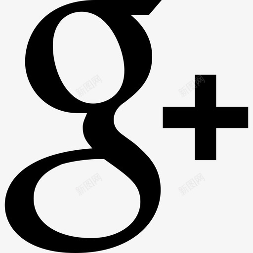 GooglePlus徽标材质单色图标svg_新图网 https://ixintu.com GooglePlus徽标 单色 材质设计