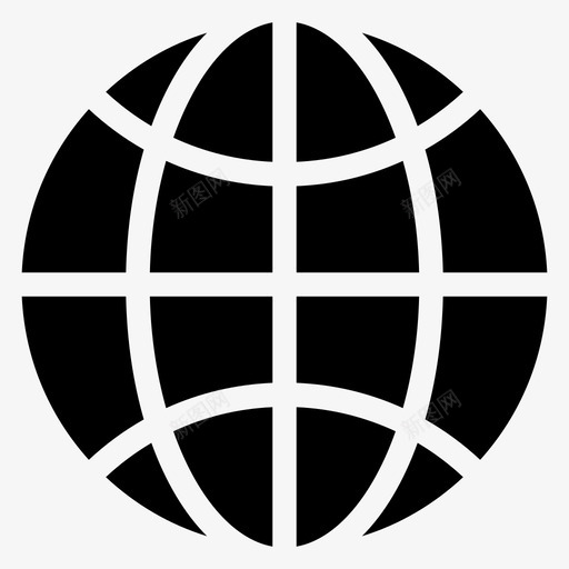 globeearthglobal图标svg_新图网 https://ixintu.com earth global globe planet seo营销glyphs图标 world