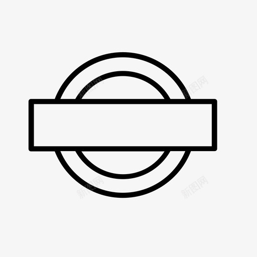 地下标志伦敦交通图标svg_新图网 https://ixintu.com 交通 伦敦 地下标志 地铁