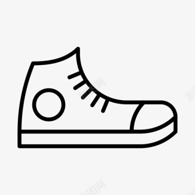 运动鞋桶鞋图标图标