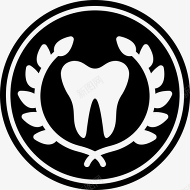 牙医奖最佳医学图标图标