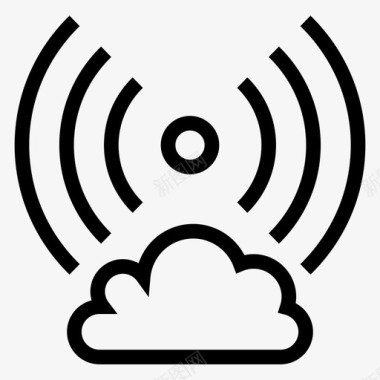云wifi网络信号图标图标