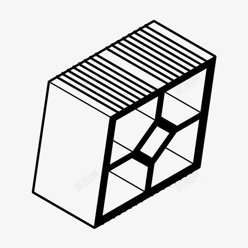 砖建筑陶瓷块图标svg_新图网 https://ixintu.com 墙 建筑 砖 陶瓷块