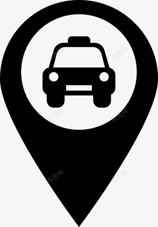 别针方向地图图标svg_新图网 https://ixintu.com 别针 地图 地点 方向