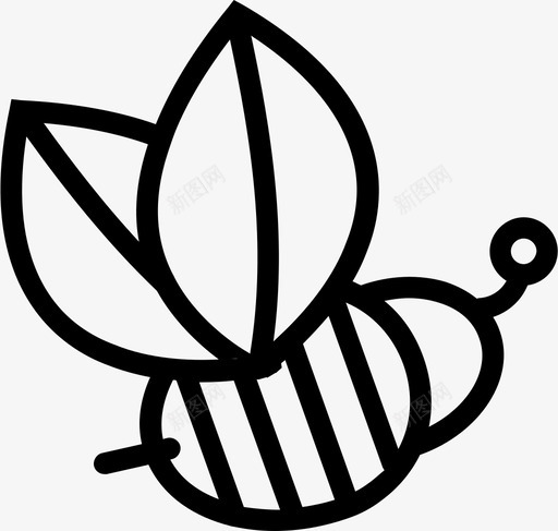 有机蜂蜜大黄蜂纯净图标svg_新图网 https://ixintu.com 可持续 大黄蜂 有机蜂蜜 纯净 自然美