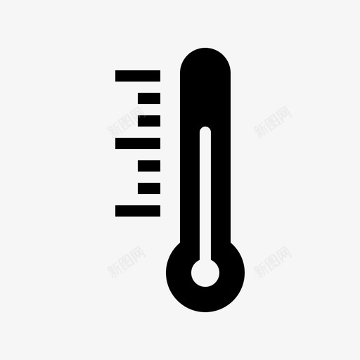 温度计摄氏度华氏度图标svg_新图网 https://ixintu.com 农业 农业和园艺符号 华氏度 摄氏度 测量 温度 温度计 读数
