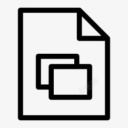人文PPT幻灯片文档powerpoint图标高清图片