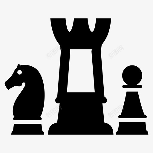 战略国际象棋市场营销图标svg_新图网 https://ixintu.com 国际象棋 市场营销 战略 搜索引擎优化网络营销 计划