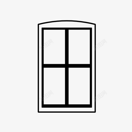 窗口框架玻璃窗图标svg_新图网 https://ixintu.com 主页 多窗格窗口 框架 玻璃窗 窗口 视图