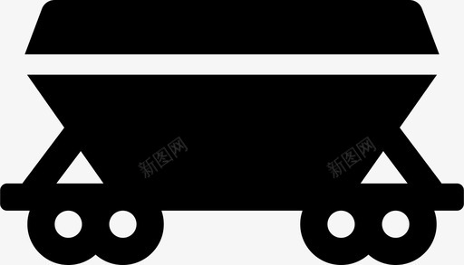 矿车货物运输图标图标
