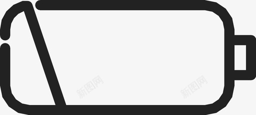 电池电量低电量低图标svg_新图网 https://ixintu.com 电池电量低 电量低