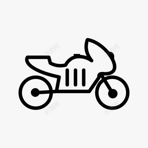自行车摩托车骑乘图标svg_新图网 https://ixintu.com 摩托车 旅行 自行车 运输 骑乘