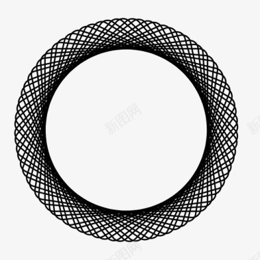 抽象几何圆图标图标