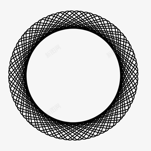 抽象几何圆图标svg_新图网 https://ixintu.com 抽象几何圆