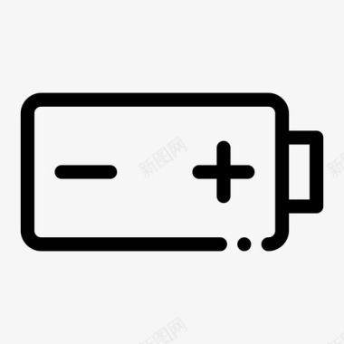 电池电池极充电图标图标