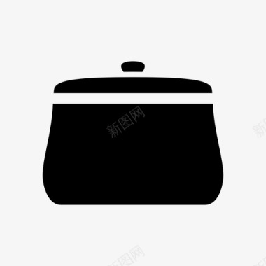 锅大锅厨房图标图标