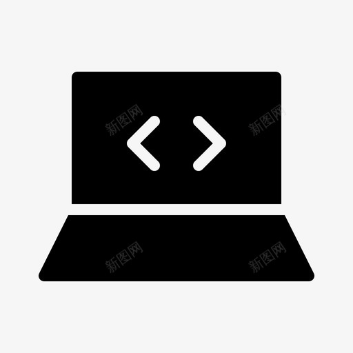 密码黑客笔记本电脑图标svg_新图网 https://ixintu.com 其他 密码 笔记本电脑 黑客