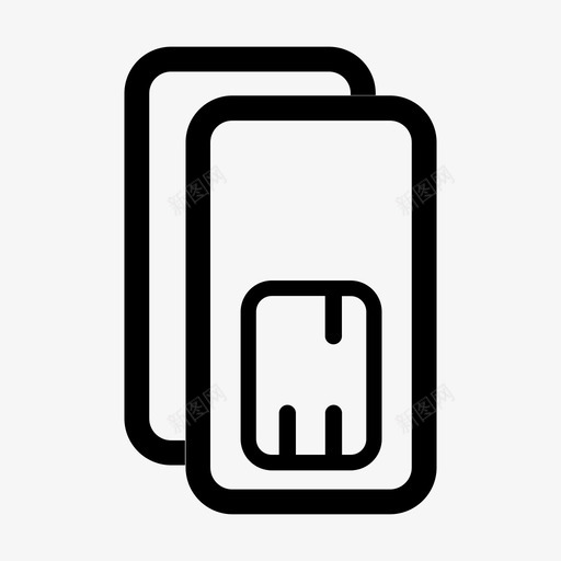 多个sim卡电话卡sim卡图标svg_新图网 https://ixintu.com sim卡 多个sim卡 报告管理 电话卡