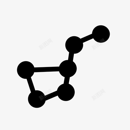 星座占星术天文学图标svg_新图网 https://ixintu.com 占星术 天文学 天文学科学固体风格 恐怖镜 恒星 星座 科学