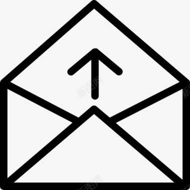 发送电子邮件信件发件箱图标图标