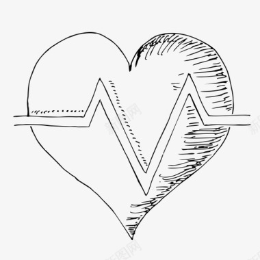 心脏有氧运动健身图标图标