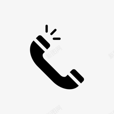 电话接受器呼叫通信图标图标