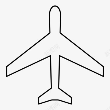 飞机离港飞行方式图标图标