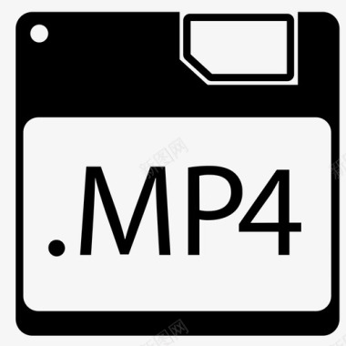 mp4文件格式图标图标