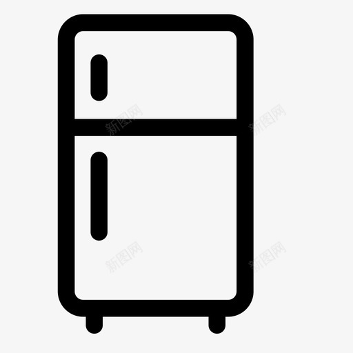 冰箱冷藏电子图标svg_新图网 https://ixintu.com 冰箱 冷冻 冷藏 机器 电子 食品