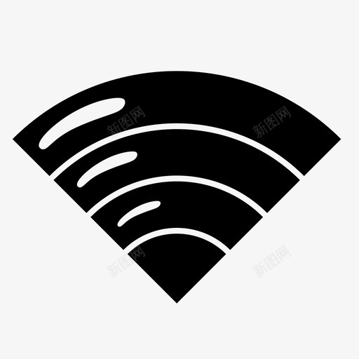 wifi通信互联网图标svg_新图网 https://ixintu.com wifi wifi区域 互联网 信号 通信