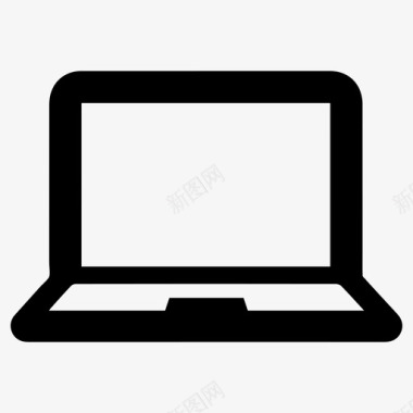 笔记本电脑设备社交信息生产力图标图标