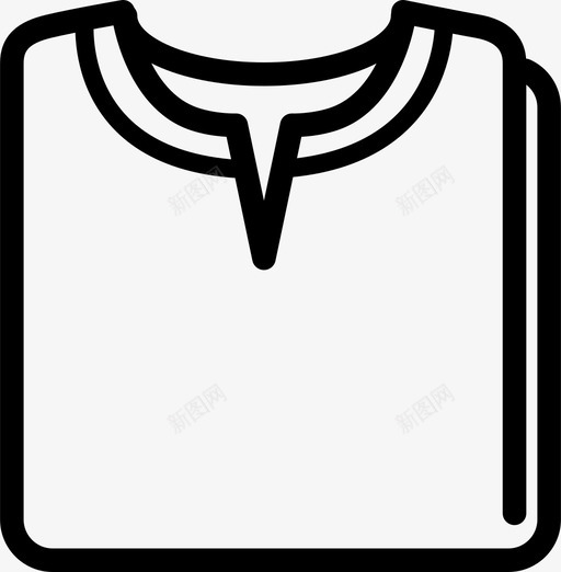 T恤衣服衬衫图标svg_新图网 https://ixintu.com T恤 衣服 衬衫