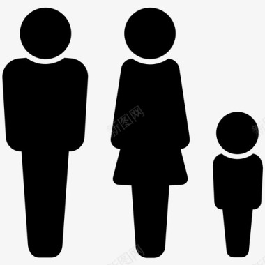 家庭家庭成员幸福的家庭图标图标