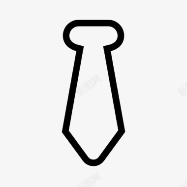 领带尊严办公室图标图标