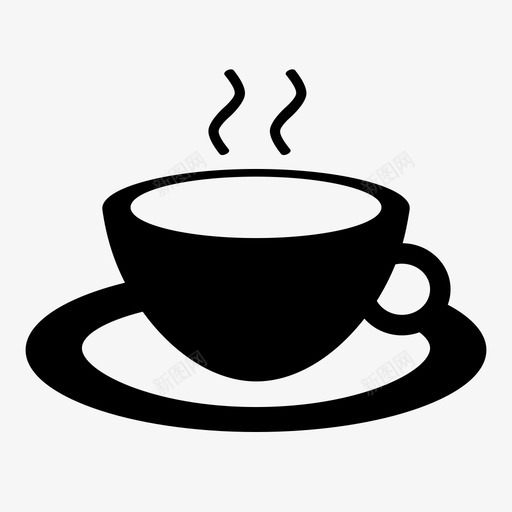 咖啡小咖啡浓缩咖啡图标svg_新图网 https://ixintu.com 咖啡 咖啡和茶 小咖啡 浓缩咖啡 热饮料