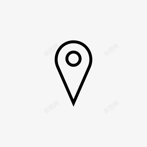 地理定位地图导航图标svg_新图网 https://ixintu.com 地图 地理定位 导航