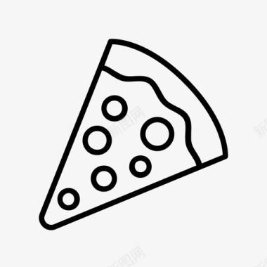 披萨快餐食品供应商图标图标