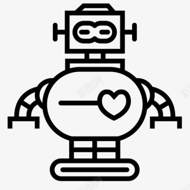 机器人机器人技术图标图标