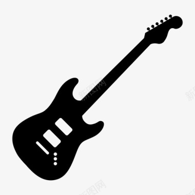 电吉他乐器音乐图标图标