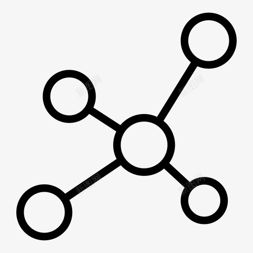 网络通讯连接图标svg_新图网 https://ixintu.com 必须有图标 社交媒体 社交网络 网络 连接 通讯