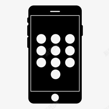 手机应用程序拨号板iphone图标图标