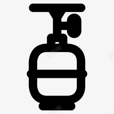 气体丙烷罐图标图标
