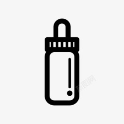 一瓶眼药水眼药水化妆品滴管瓶图标高清图片