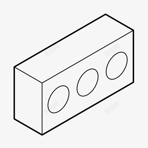 砖建筑陶瓷块图标svg_新图网 https://ixintu.com 墙 建筑 砖 陶瓷块