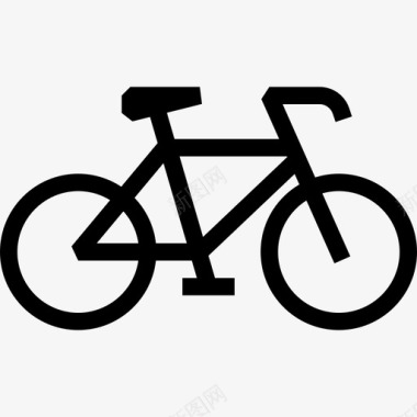 自行车沙滩自行车巡洋舰图标图标