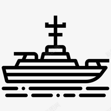 军舰陆军战斗图标图标