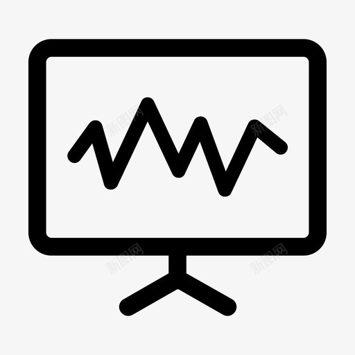 黑板教育投影屏幕图标svg_新图网 https://ixintu.com 投影屏幕 教学 教育 黑板